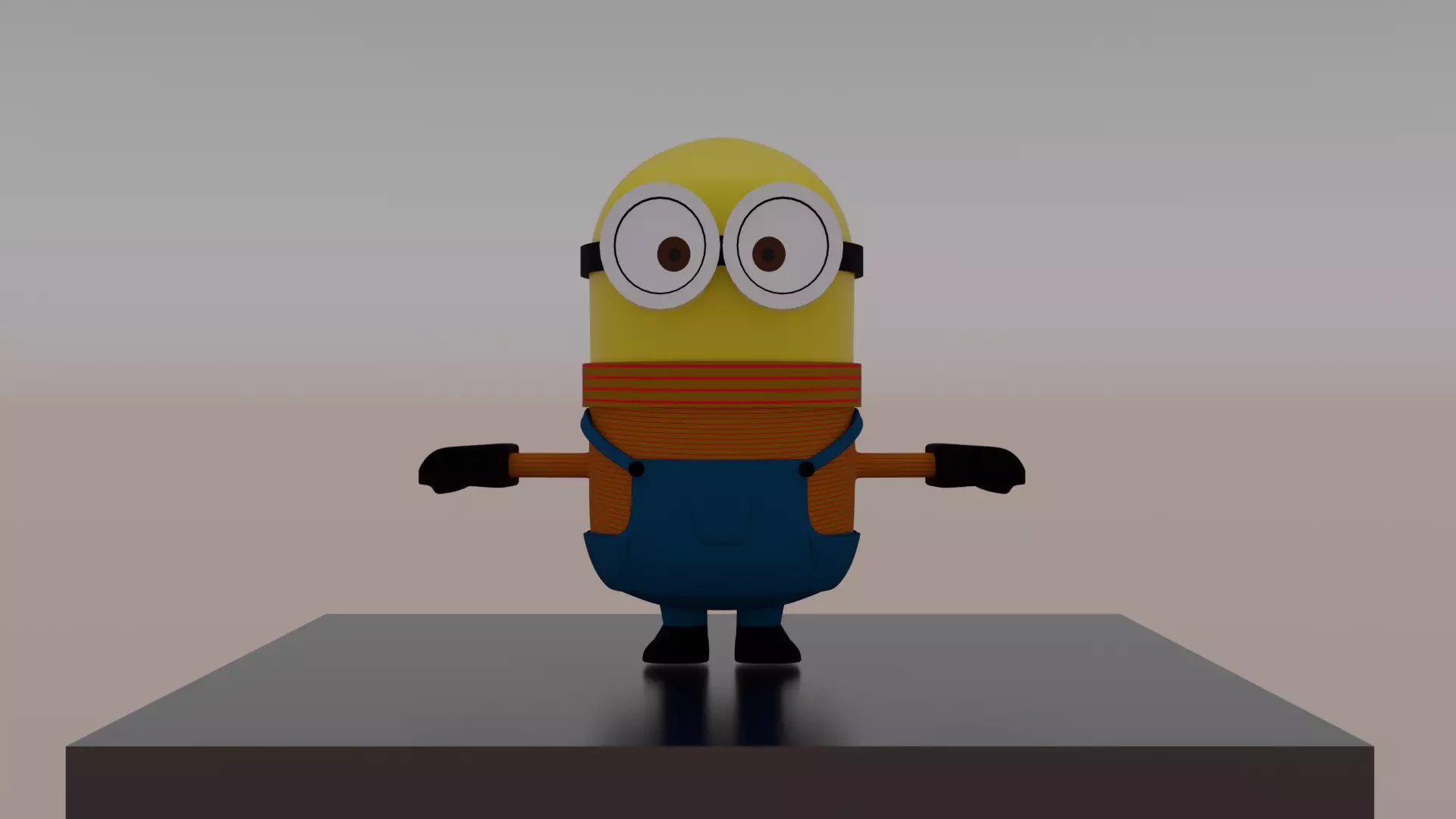 Minion Free low-poly 3D model