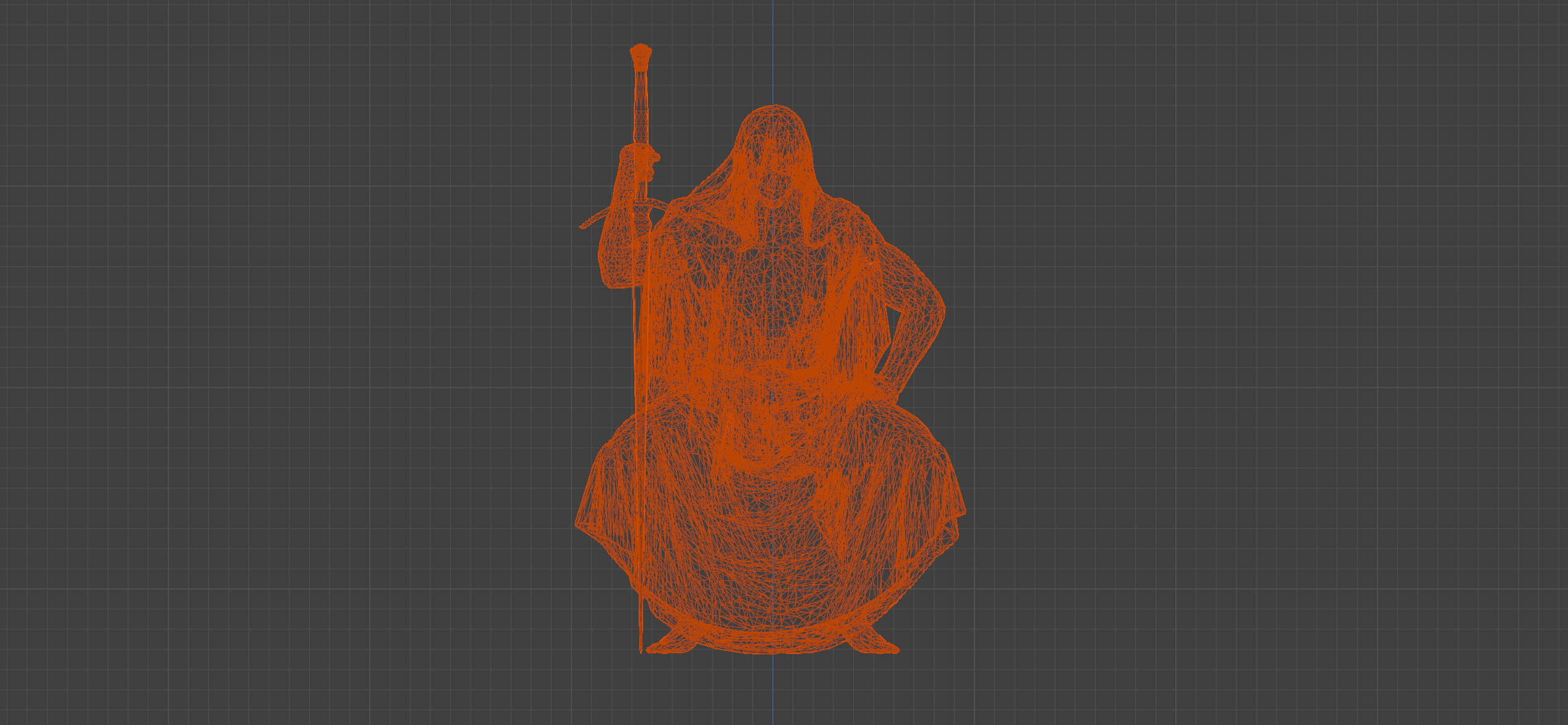 Elven Bridge Statue I - The Witcher 3 Blood and Wine Free low-poly 3D model_1