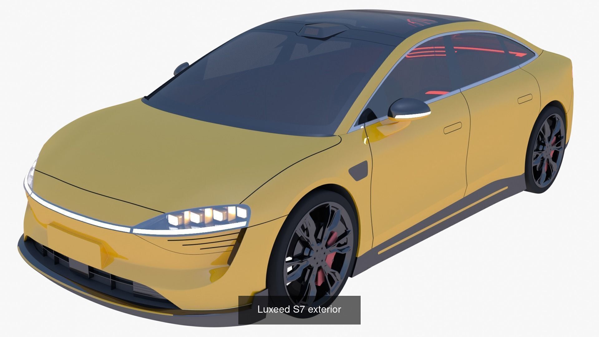 Luxeed Audi Ioniq and Tesla 3D Model Collection_3