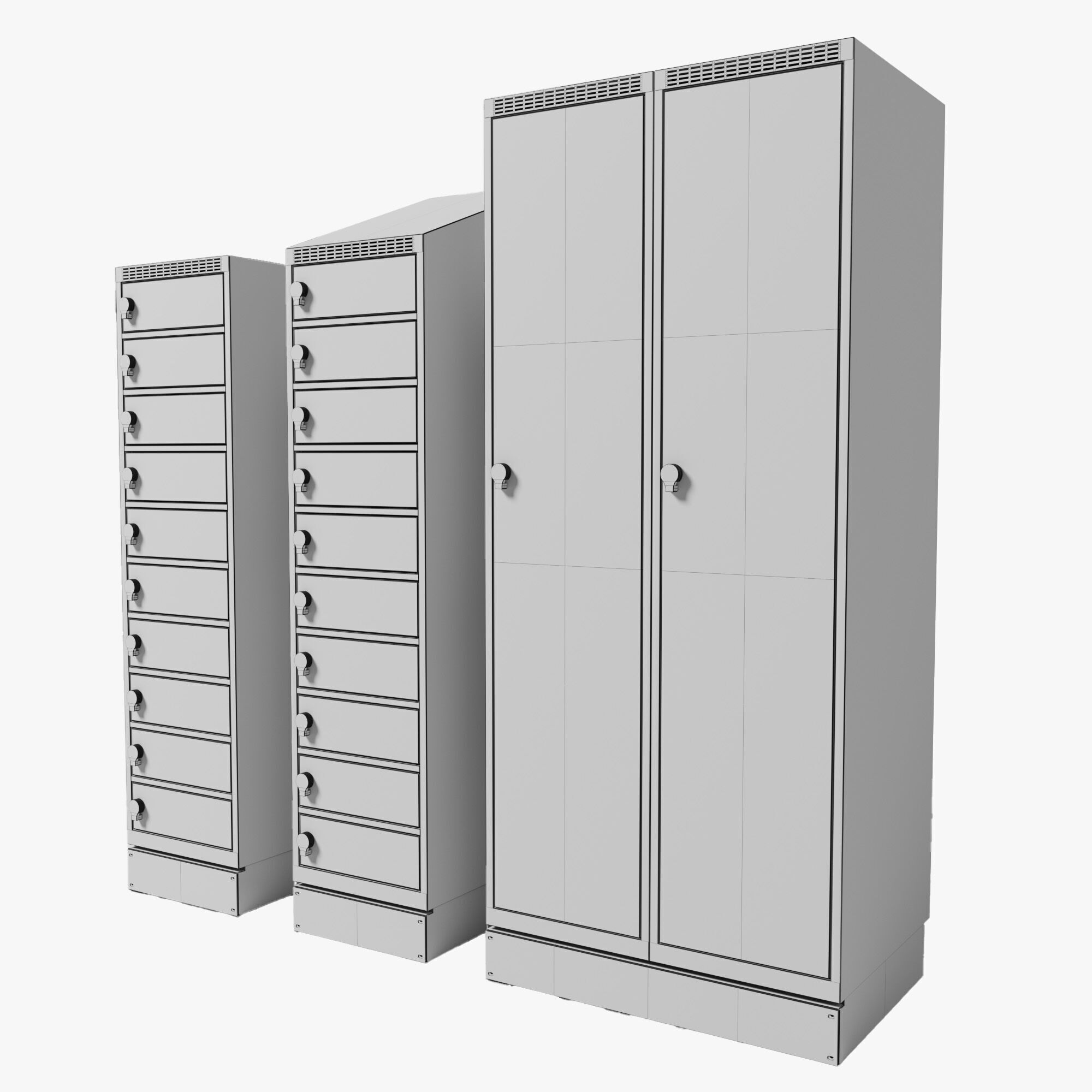 METAL WARDROBE - BLIKA 3D model_5