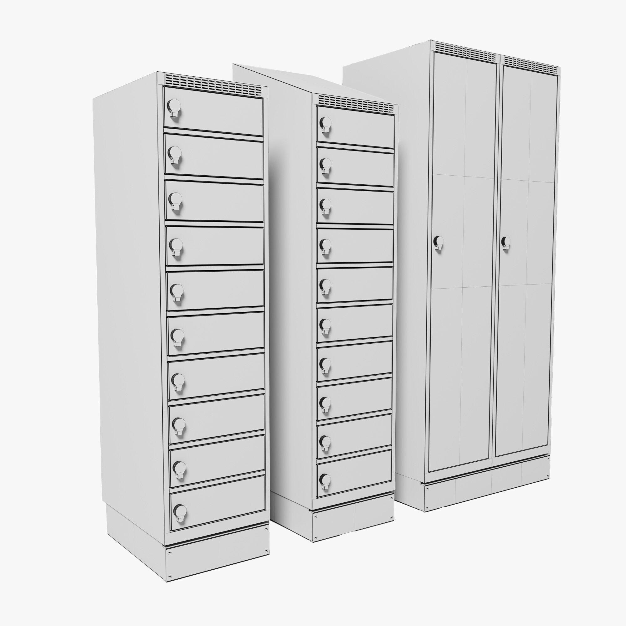 METAL WARDROBE - BLIKA 3D model_4