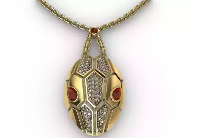 Necklace Serpenti series 