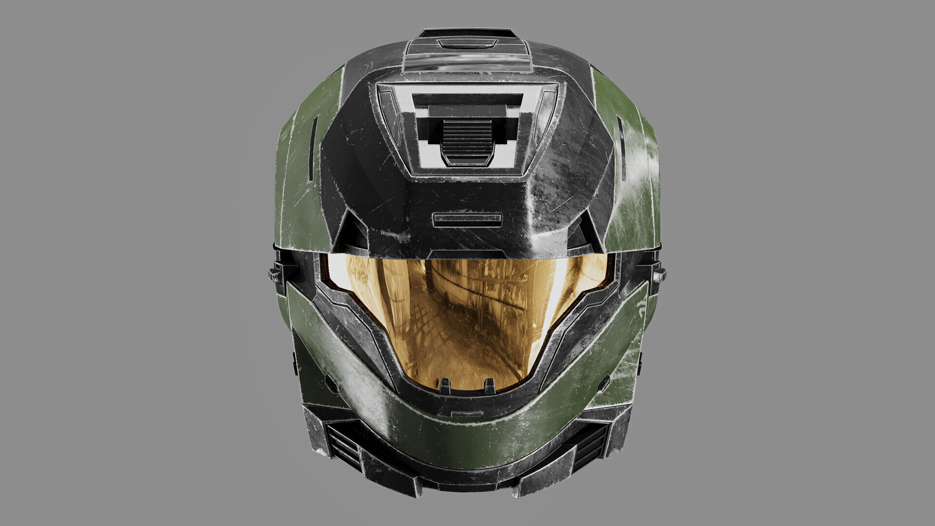 Halo Master Chief Helmet 3D model_3