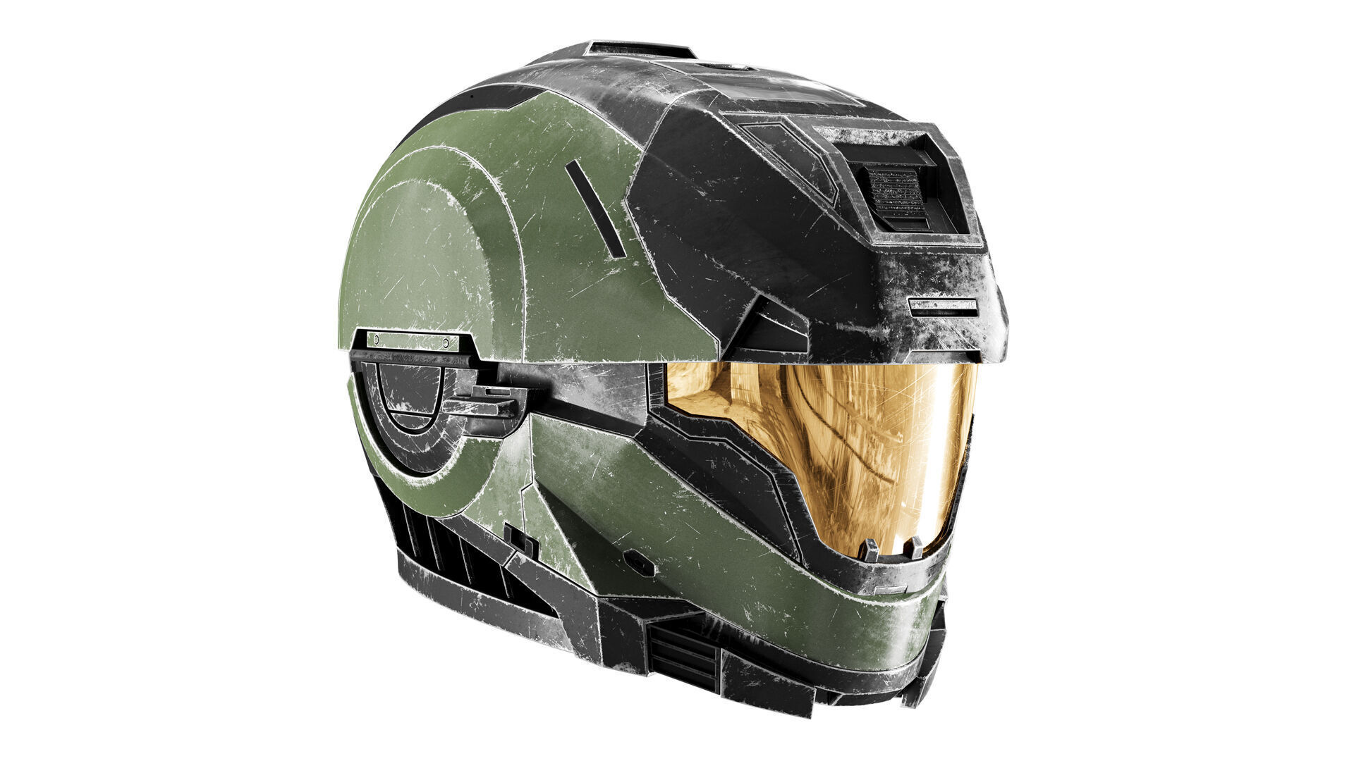 Halo Master Chief Helmet 3D model_1