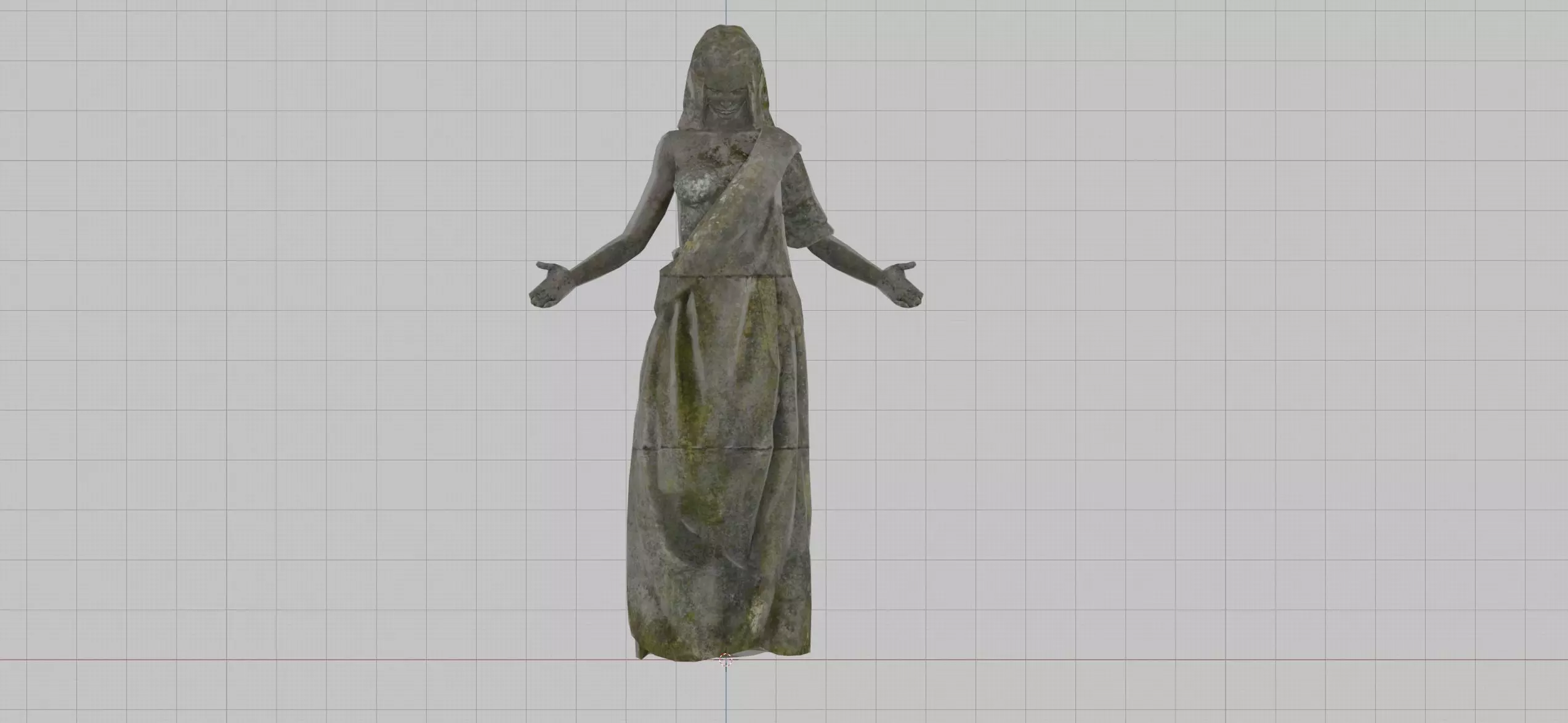 Melitele Mother Statue - The Witcher 3 Blood and Wine Free low-poly 3D model
