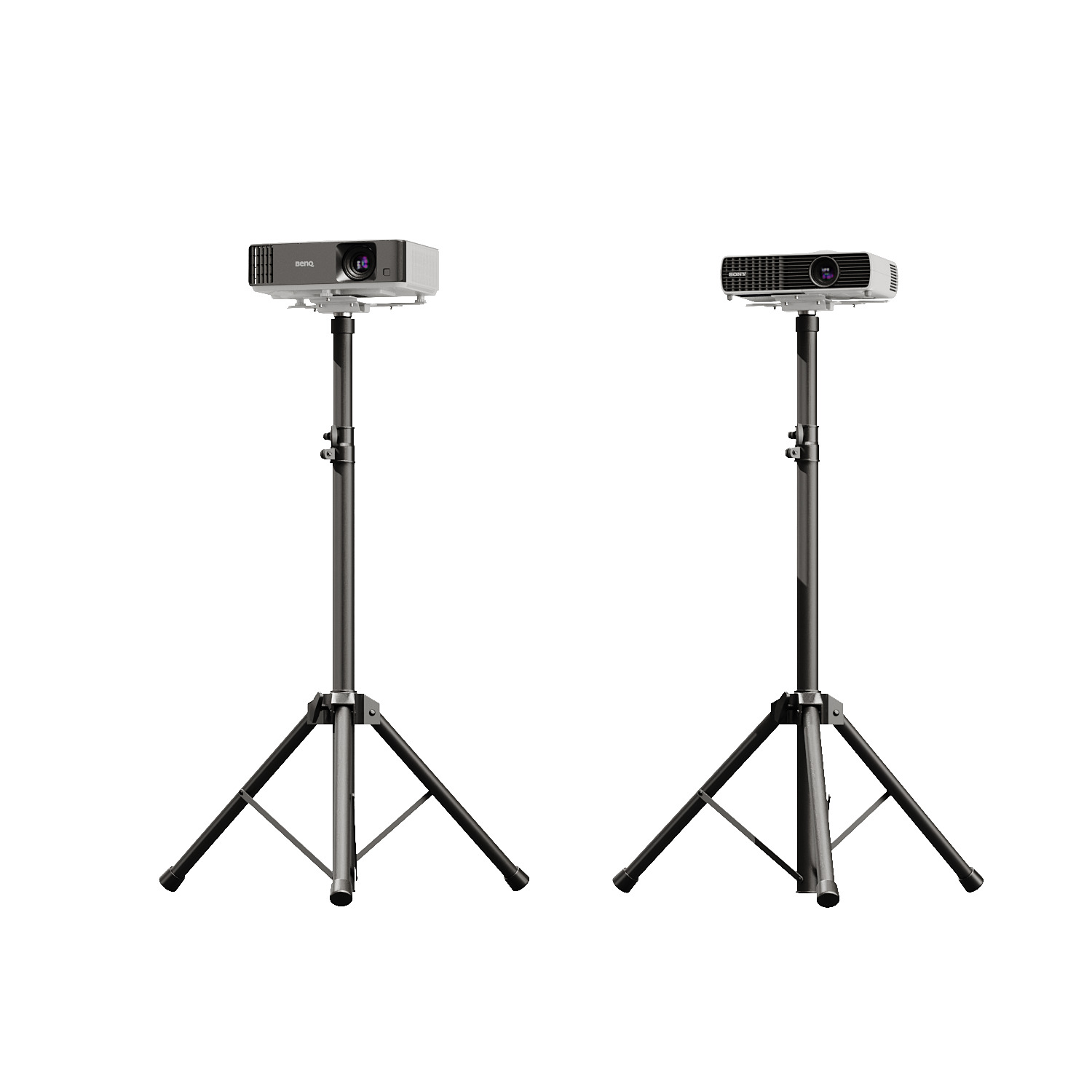 Projector set BenQ Sony 3D model_6