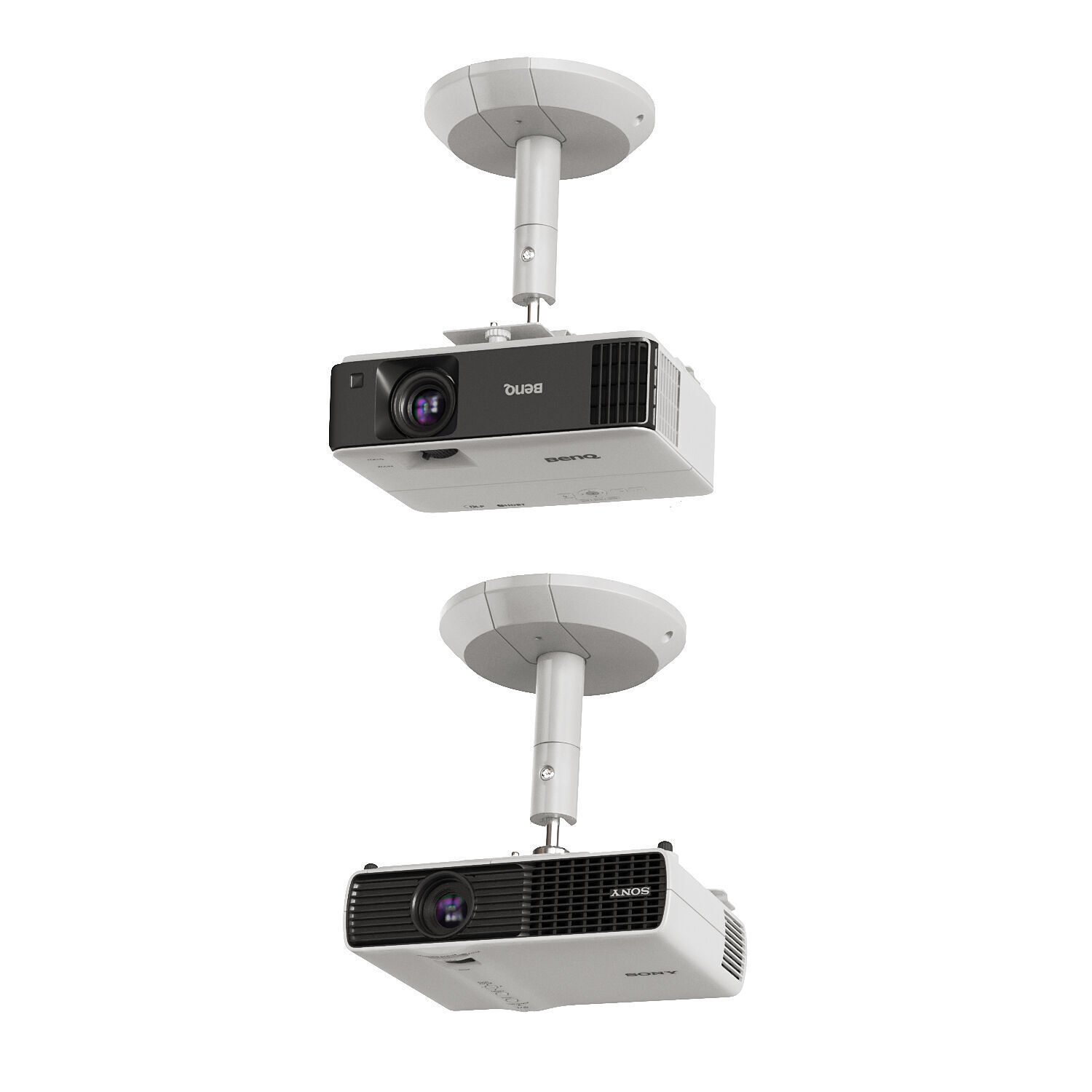 Projector set BenQ Sony 3D model_1