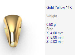 Various Bails for Pendants Necklace Charms Nameplates Findings 3D print model_35