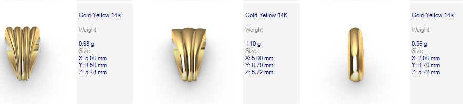 Various Bails for Pendants Necklace Charms Nameplates Findings 3D print model_18