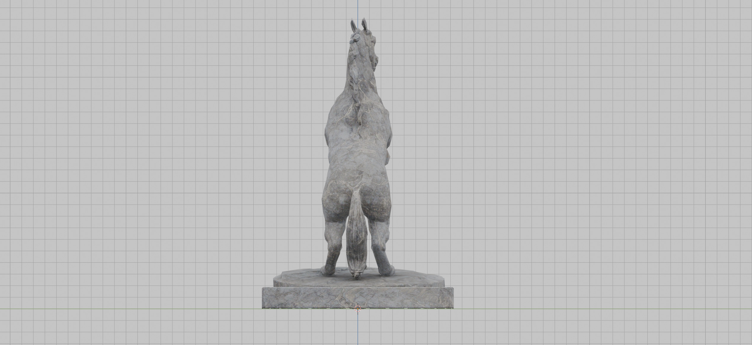 Horse Statue - The Witcher 3 Blood and Wine Free low-poly 3D model_2