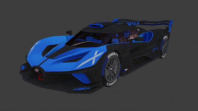 Vehicle Collection Perks Bugatti pubg Low-poly 3D model