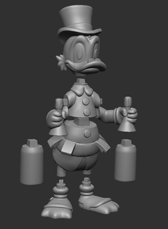 Scrooge McDuck 3D print model_2