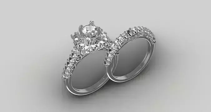 Twin Diamond Ring