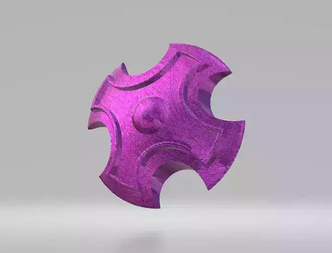 Auroral button for clothes 3D Model Collection