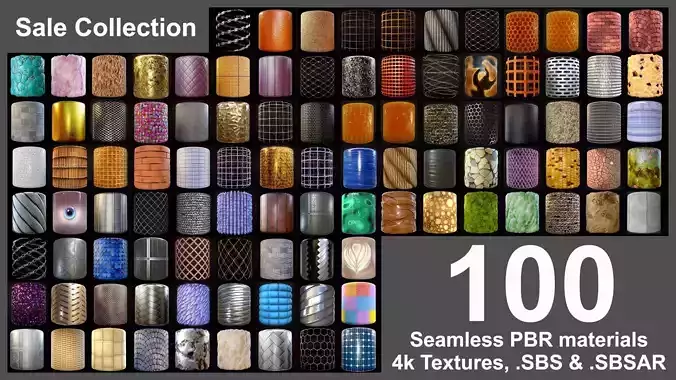 Substance material and texture collection