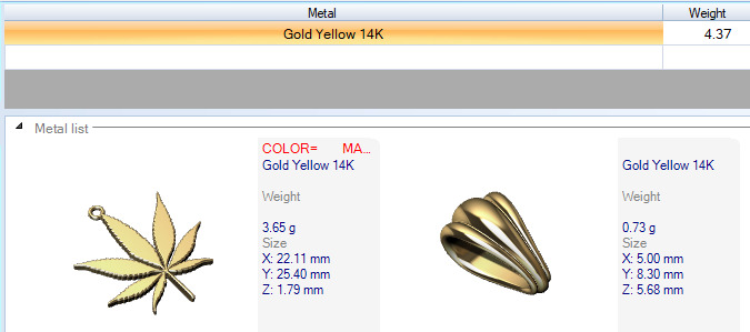 Cannabis leaf marijuana hemp ganja  3D print model_23