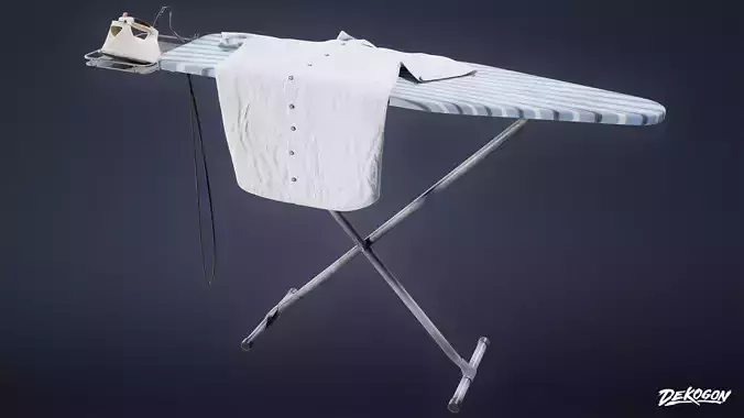 SUBURBS - Ironing Board 01 - LOW POLY AND NANITE
