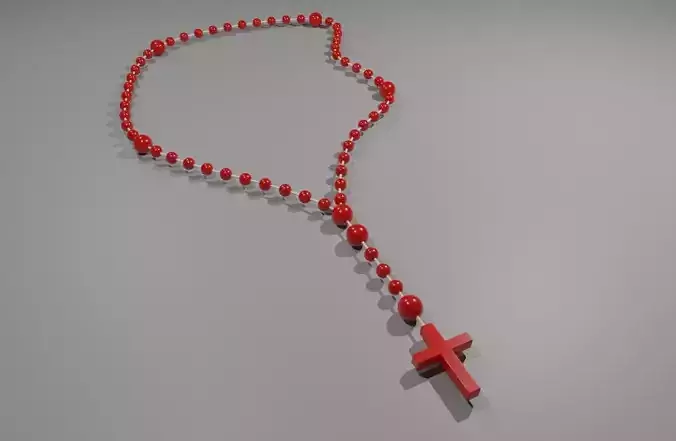 Rosary - Terco Low-poly 3D model