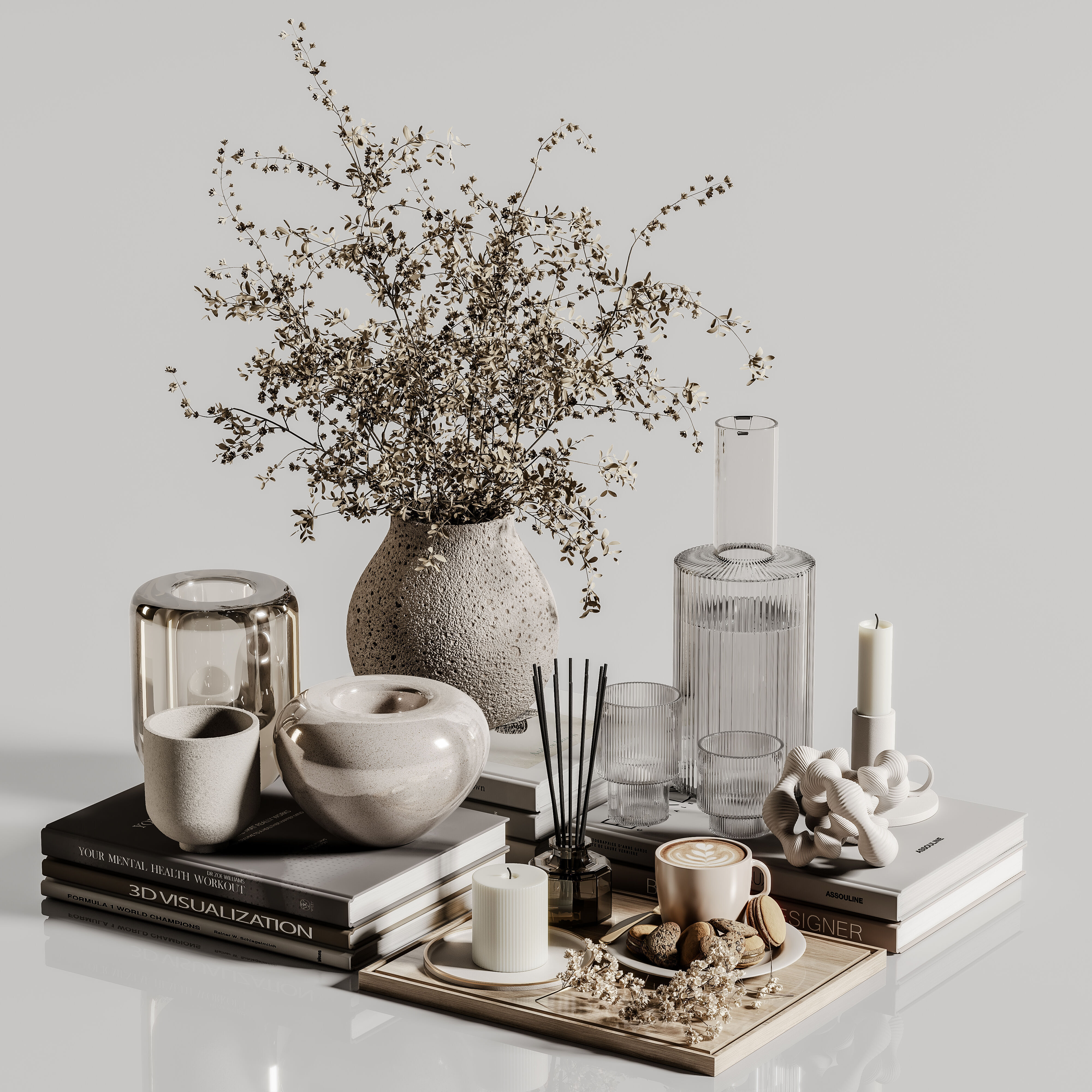 decorative set 129 3D model_1