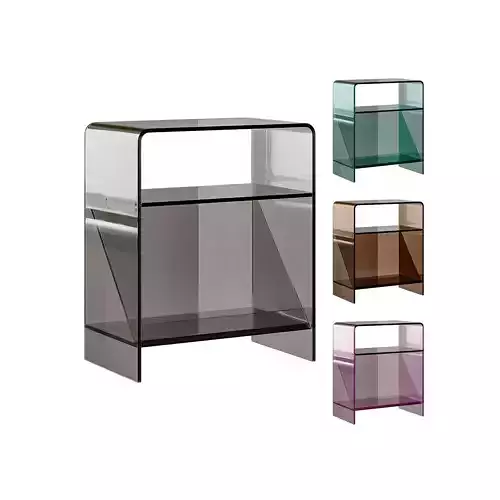 Acrylic Minimalist Transparent Side Table
