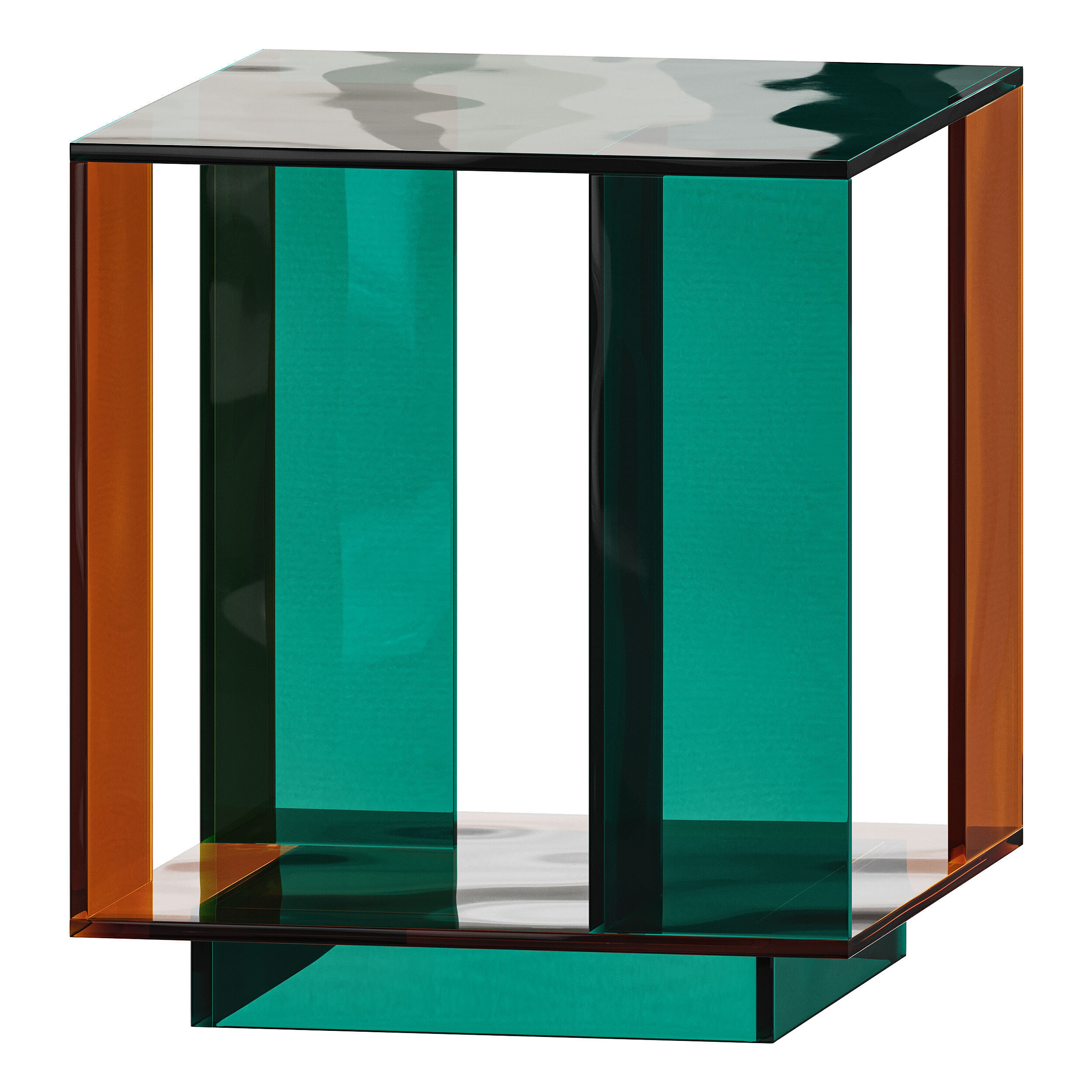 Acrylic Side Table 3D model_5