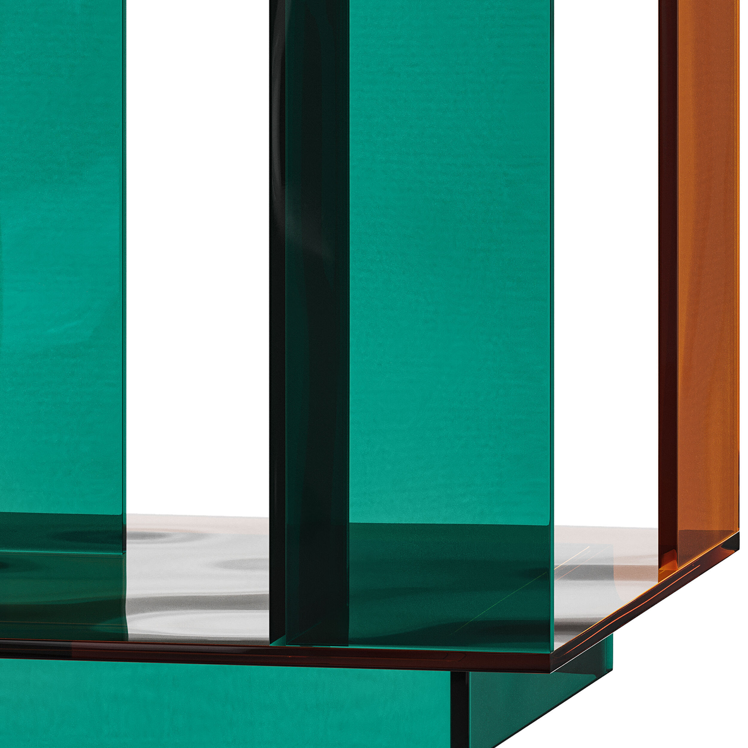 Acrylic Side Table 3D model_12