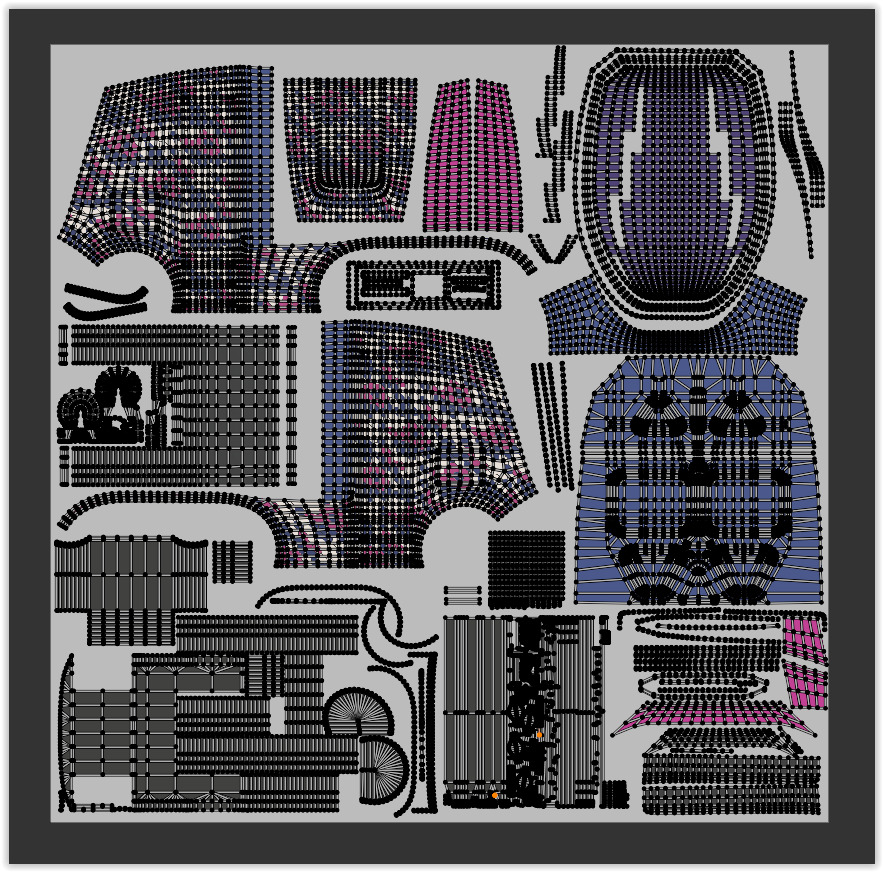 Bridge with truck and Tesla 3D model_13