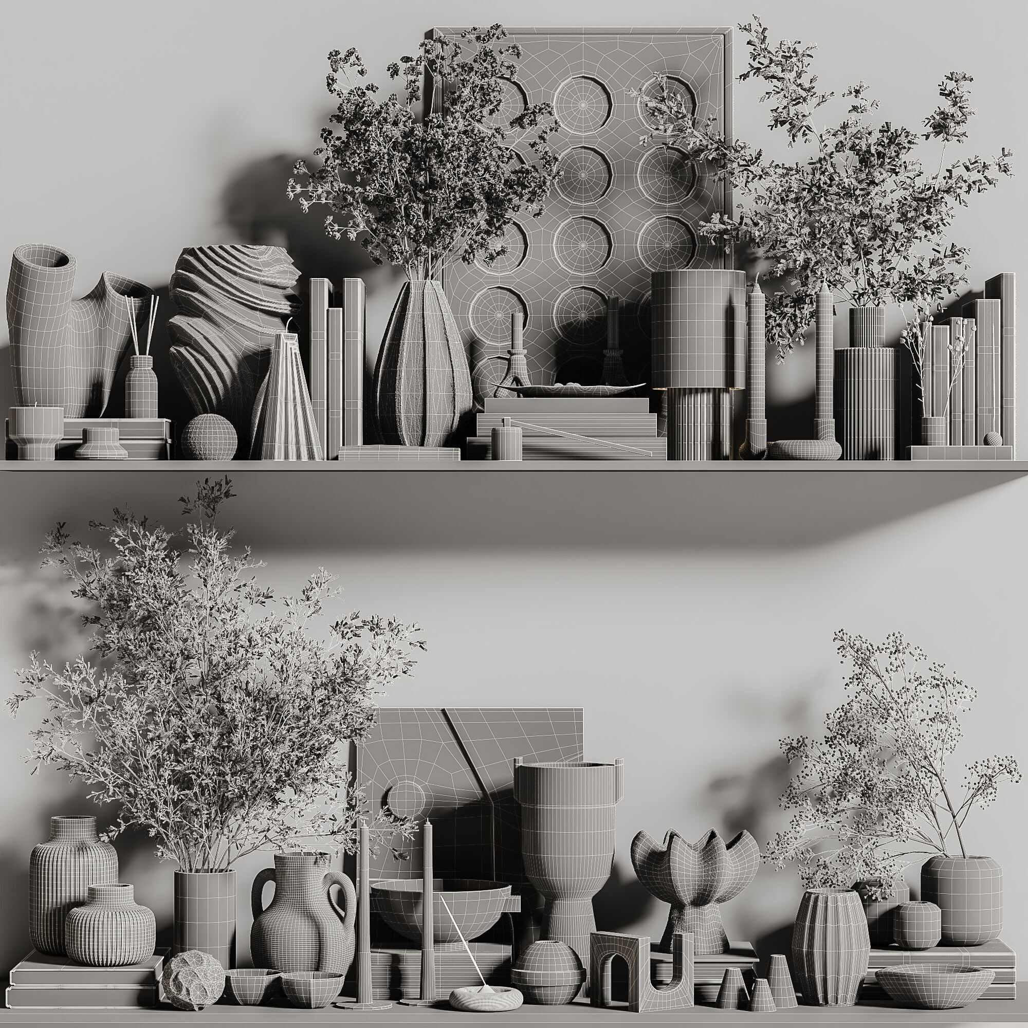 decorative set 133 3D model_1