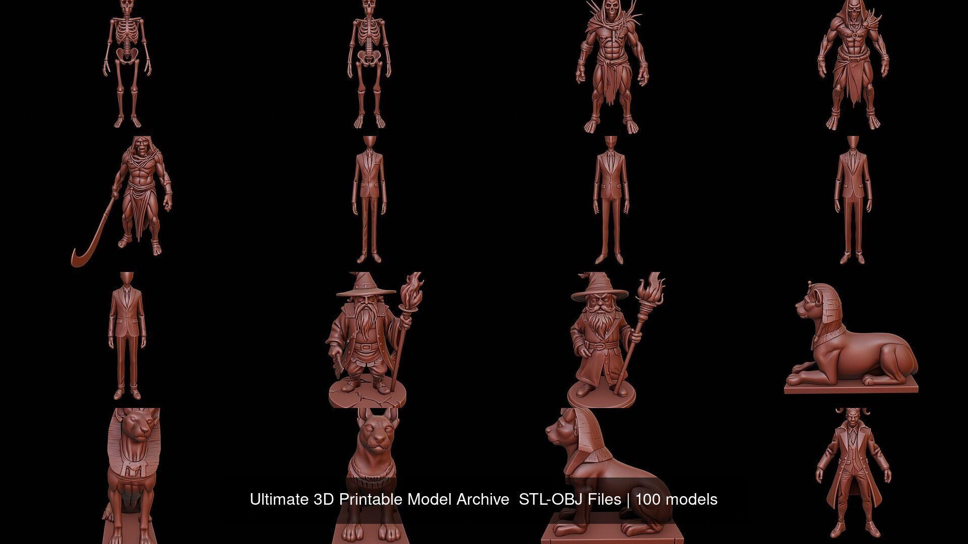 Ultimate 3D Printable Model Archive STL-OBJ Files 3D Model Collection_4