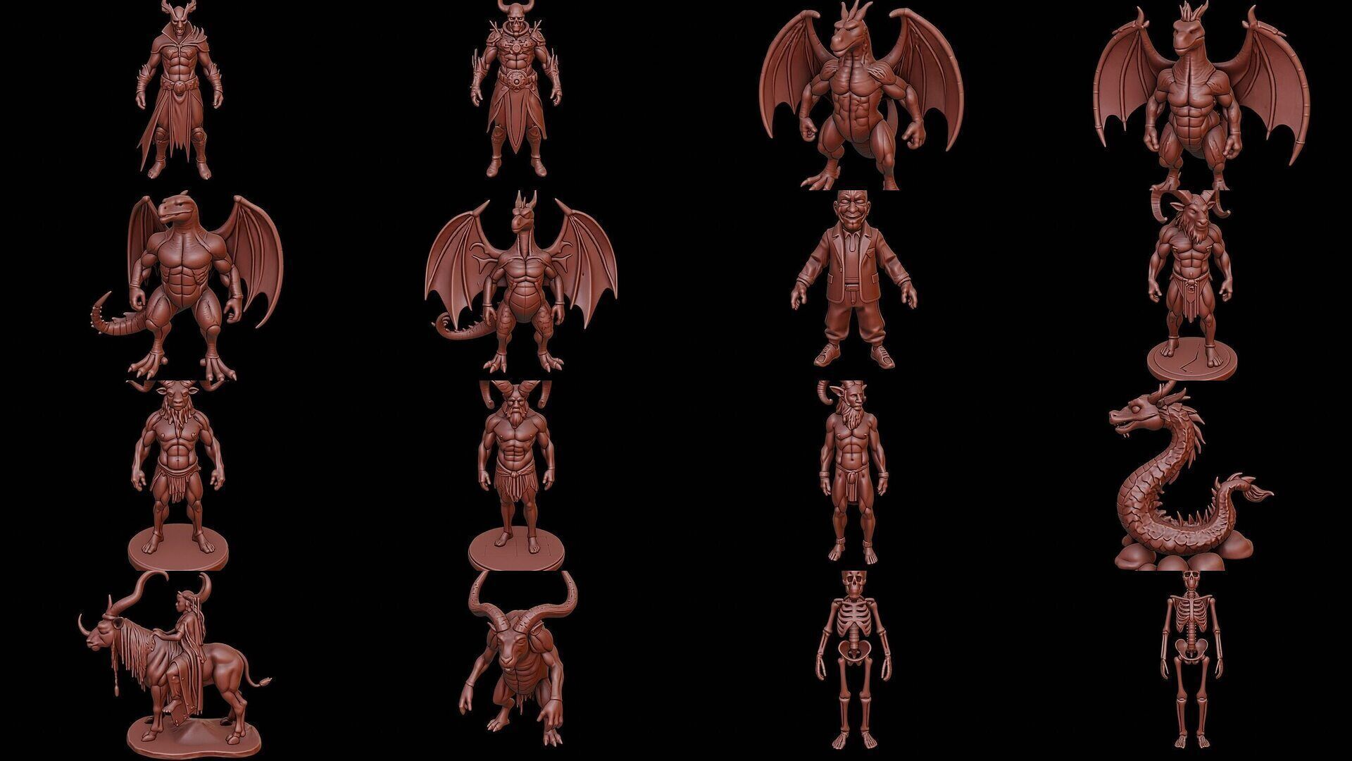 Ultimate 3D Printable Model Archive STL-OBJ Files 3D Model Collection_1