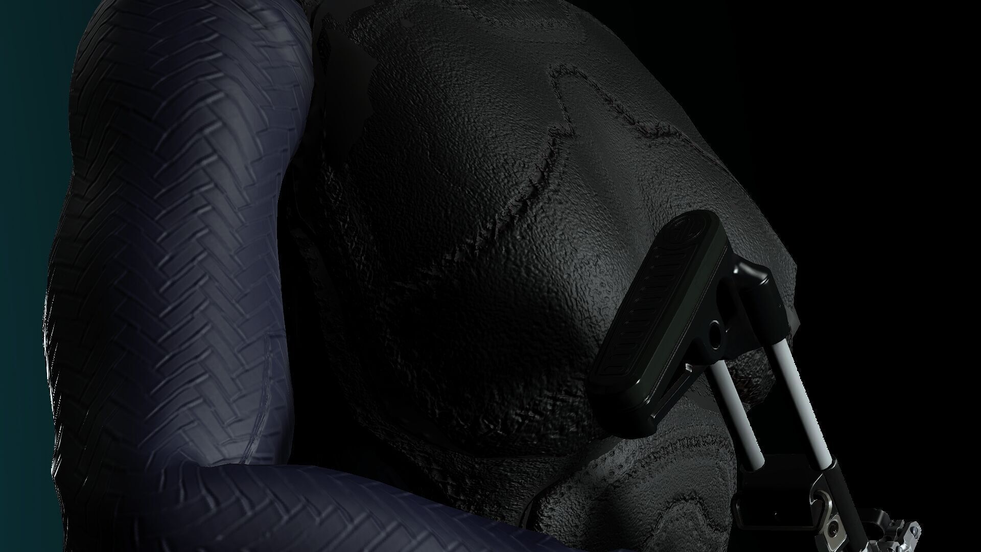 Female SWAT Soldier Free 3D model_3