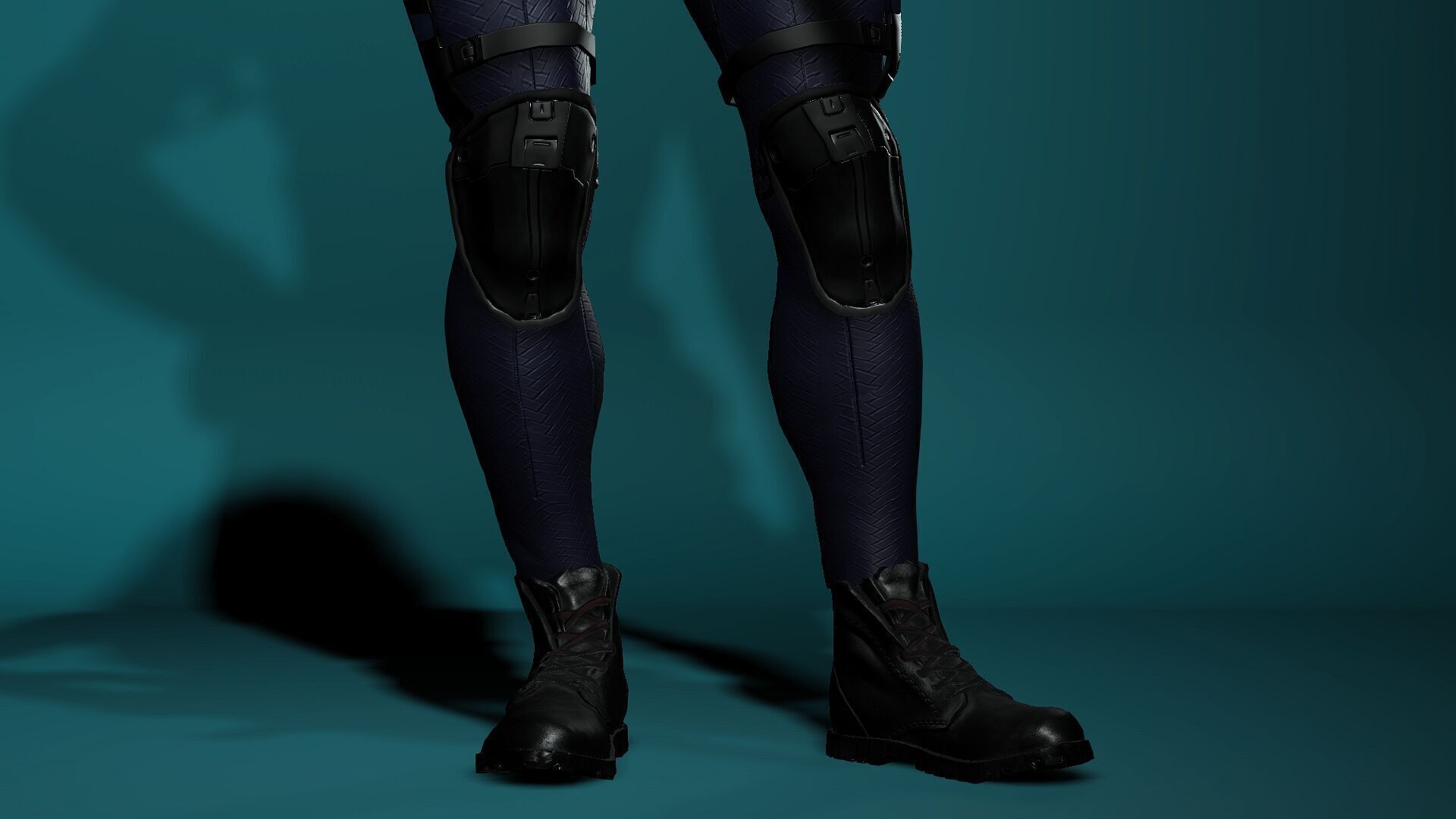 Female SWAT Soldier Free 3D model_8