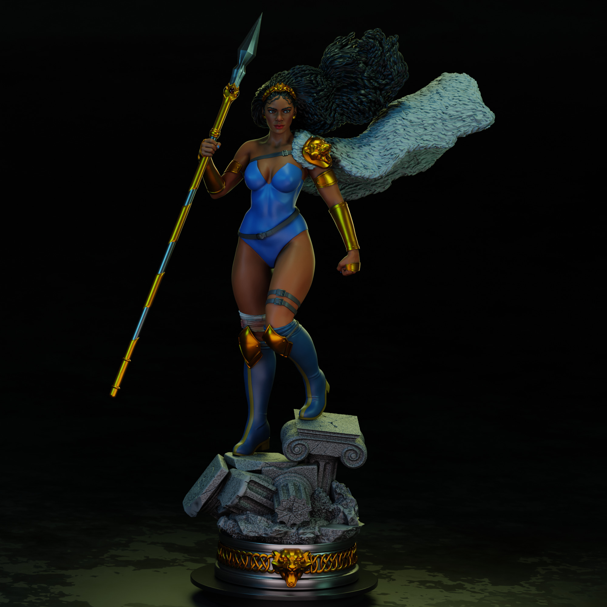 Nubia Wonder Woman 3D print model_7