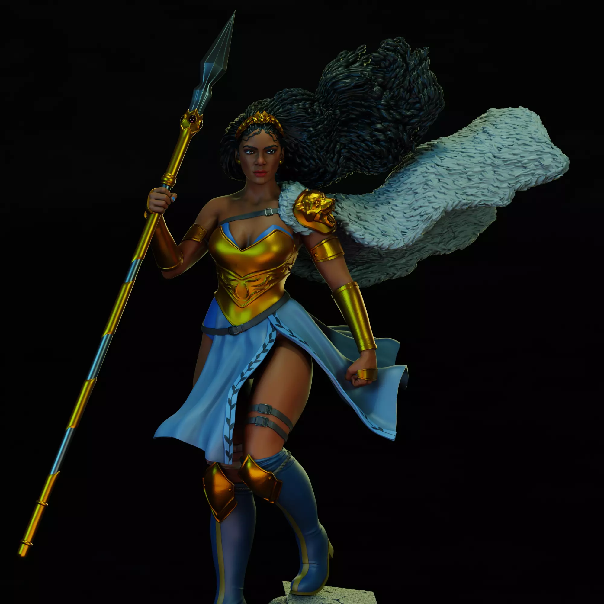 Nubia Wonder Woman 3D print model_0