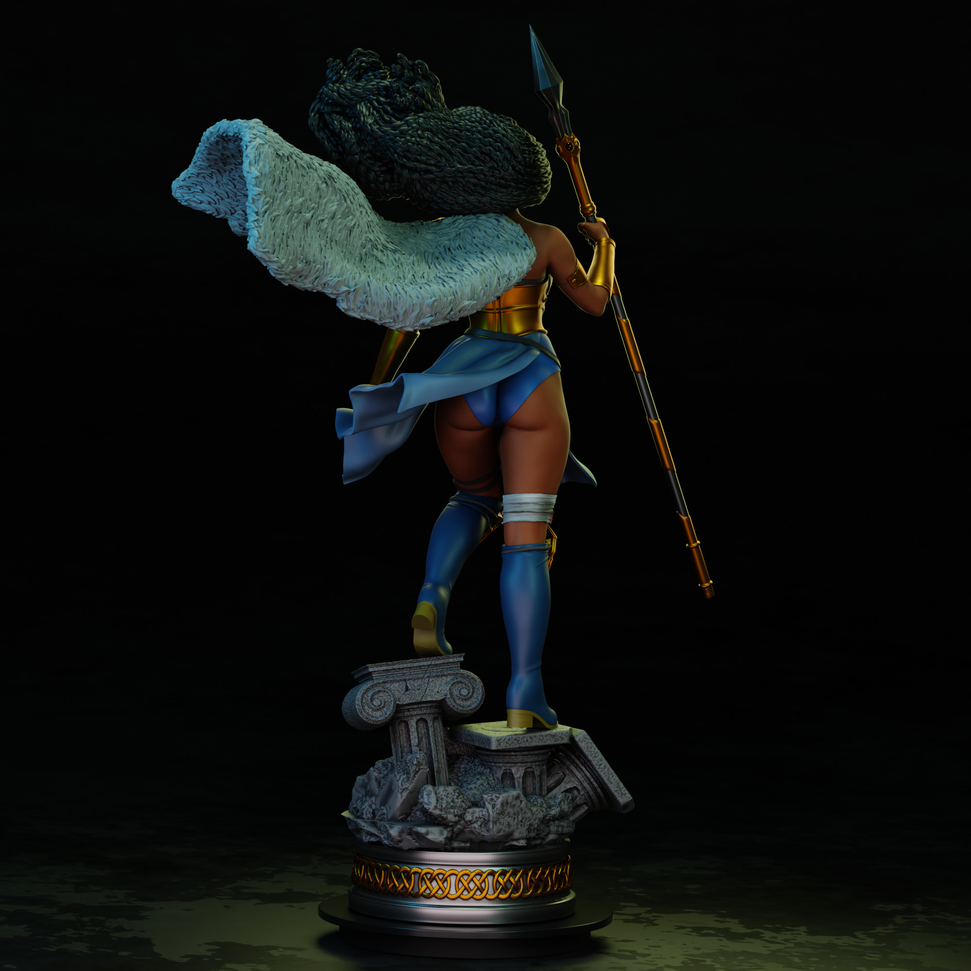 Nubia Wonder Woman 3D print model_4