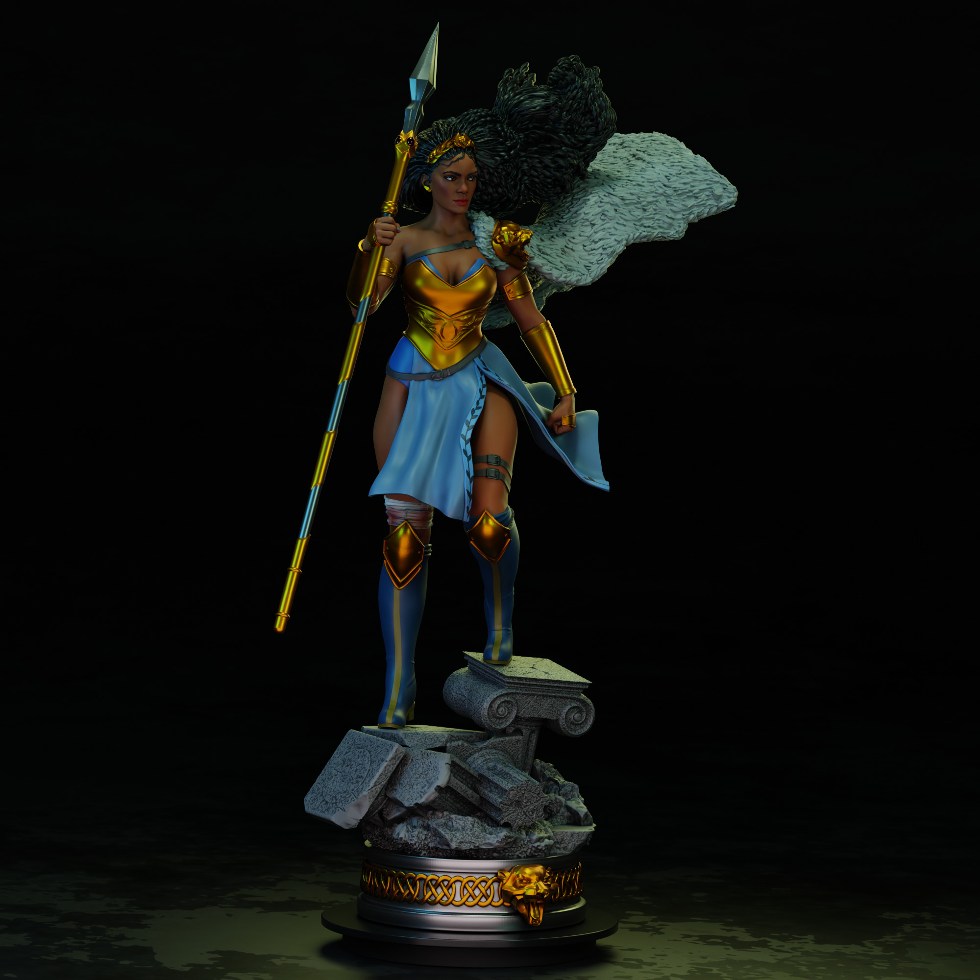 Nubia Wonder Woman 3D print model_2