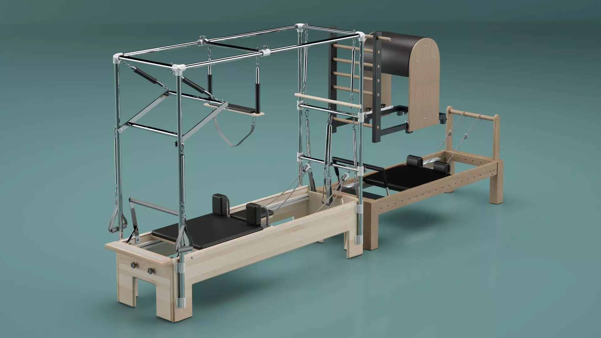 Medical Rehabilitation Bed 3D model_0