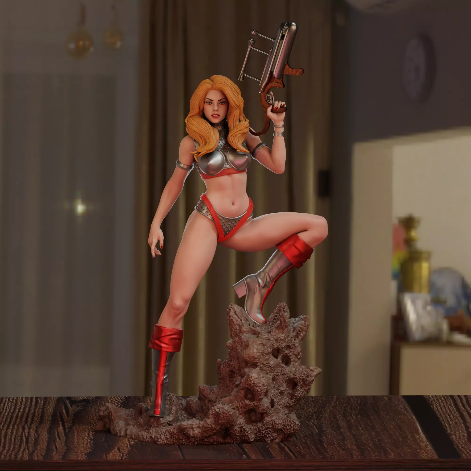 Barbarella 3D 3D print model_0