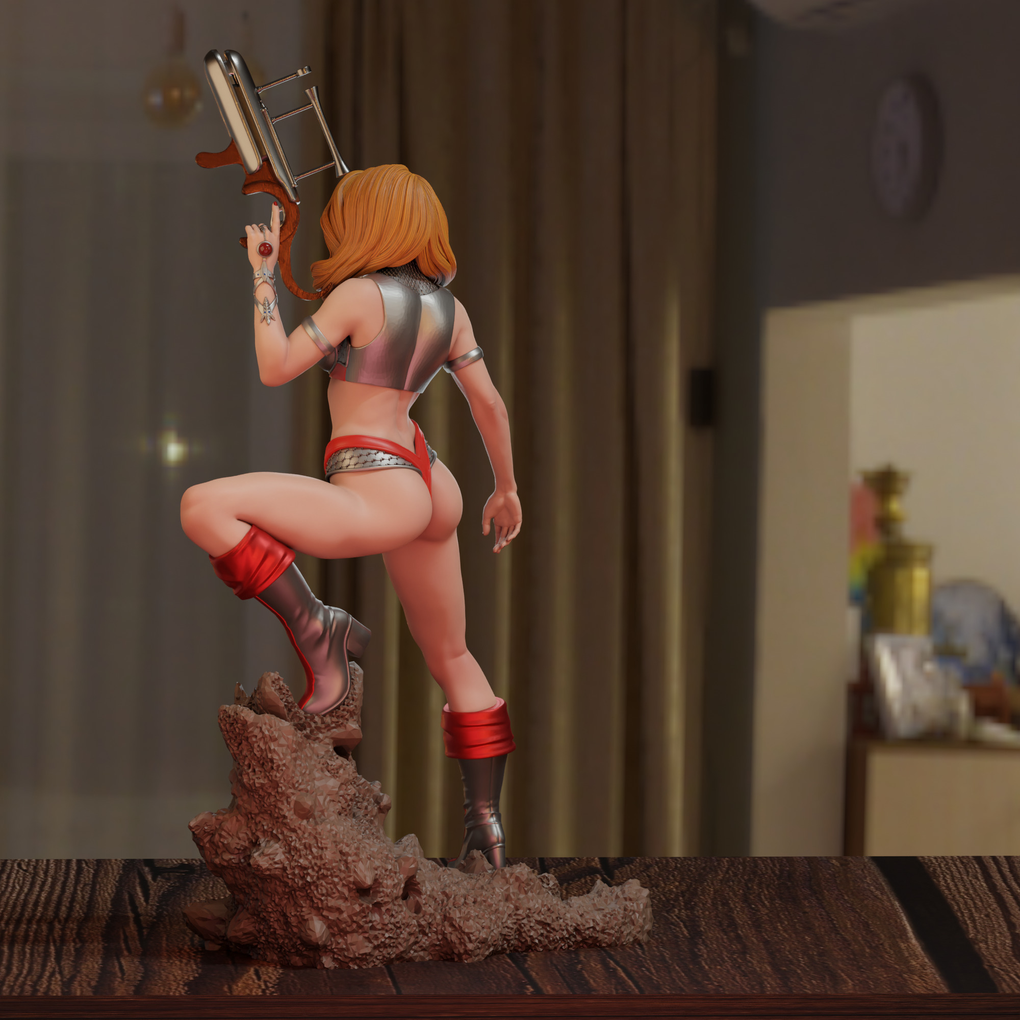 Barbarella 3D 3D print model_3