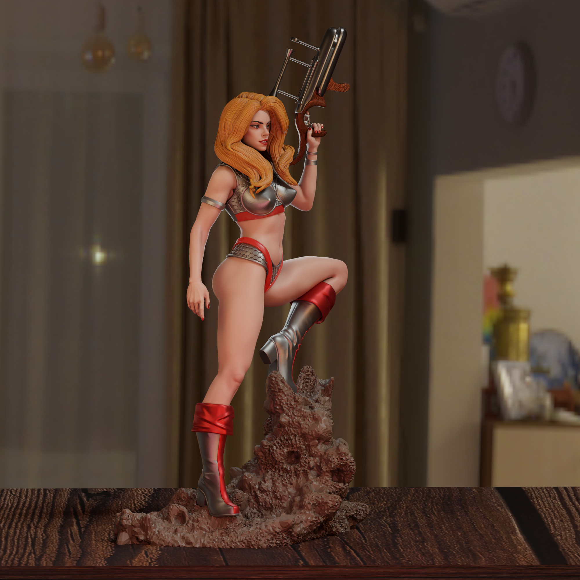 Barbarella 3D 3D print model_1
