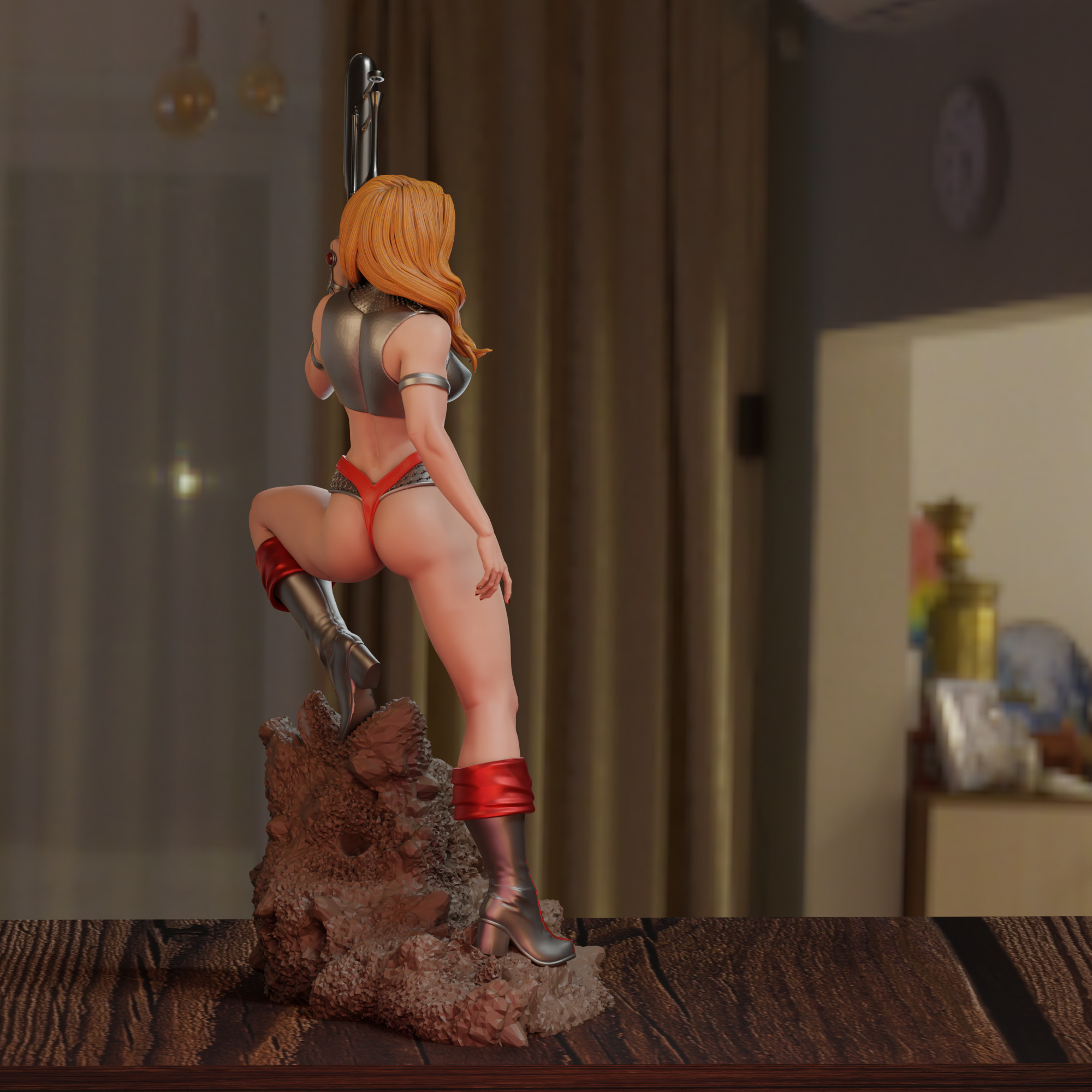 Barbarella 3D 3D print model_2
