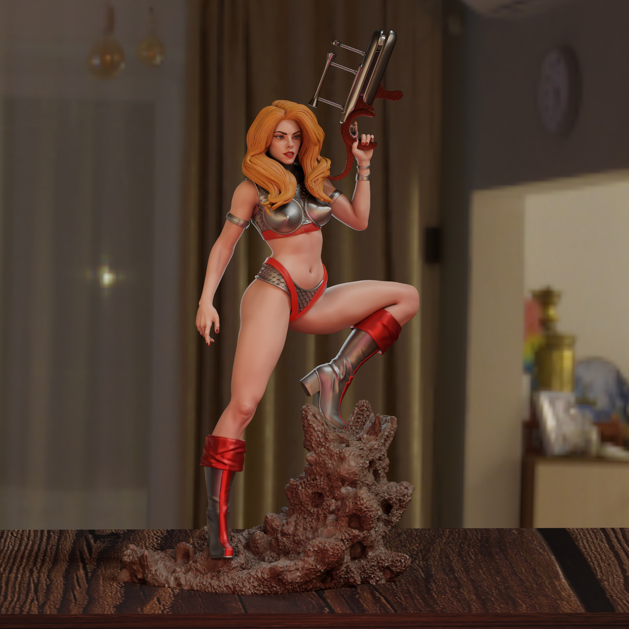 Barbarella 3D 3D print model_6