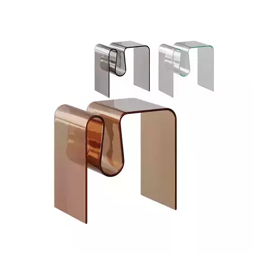 Curvy Side Table - Acrylic