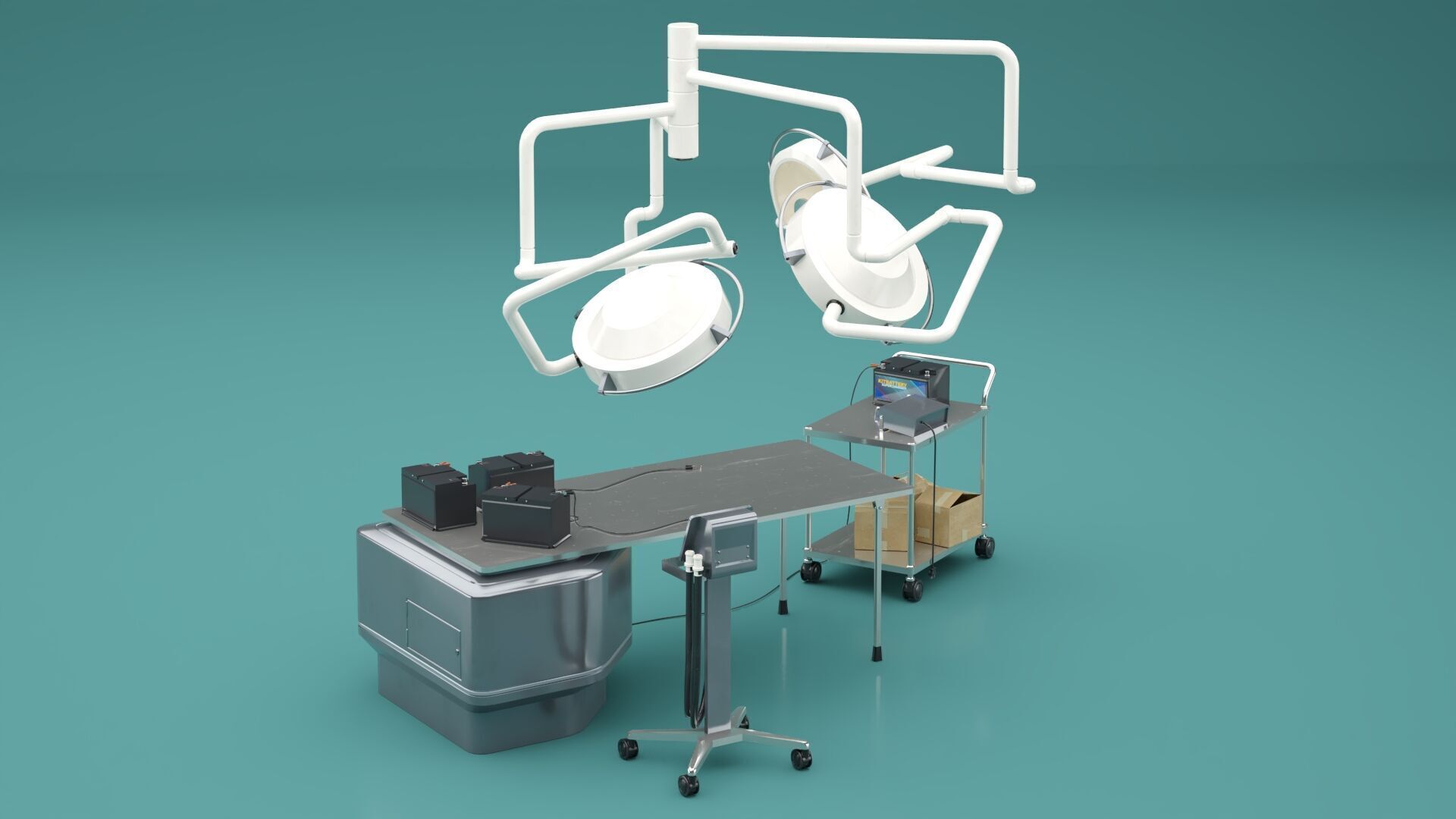 Modern Medical Equipment 3D model_6