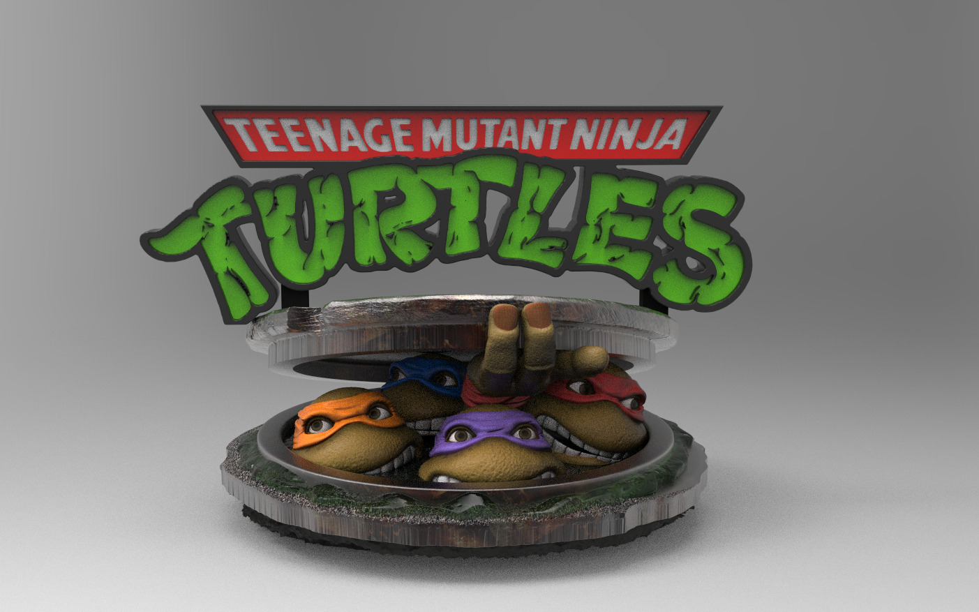 TMNT Turtles 3D print model_1