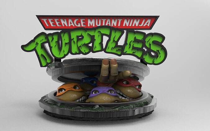 TMNT Turtles 3D print model