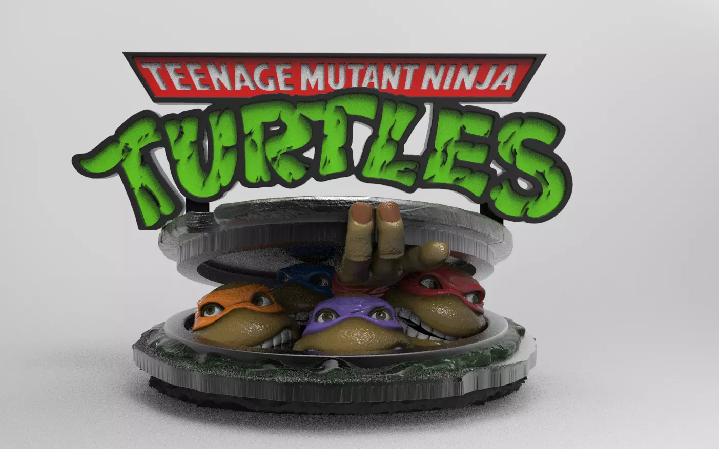 TMNT Turtles 3D print model_0