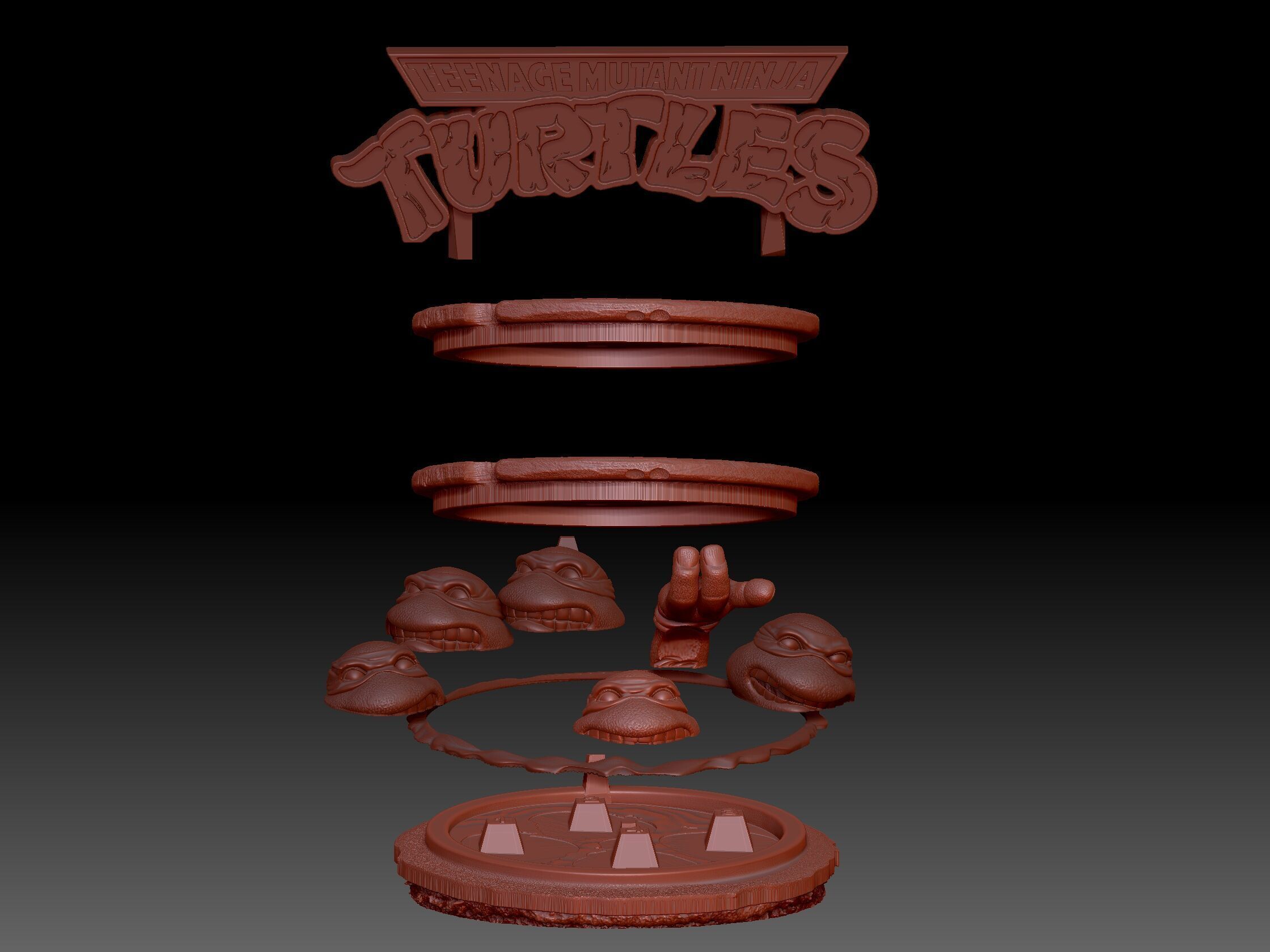 TMNT Turtles 3D print model_24