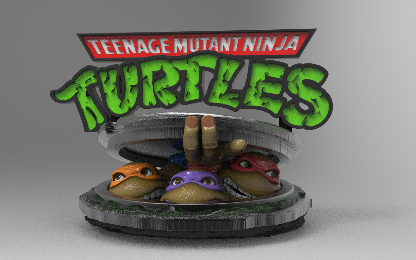 TMNT Turtles 3D print model_15