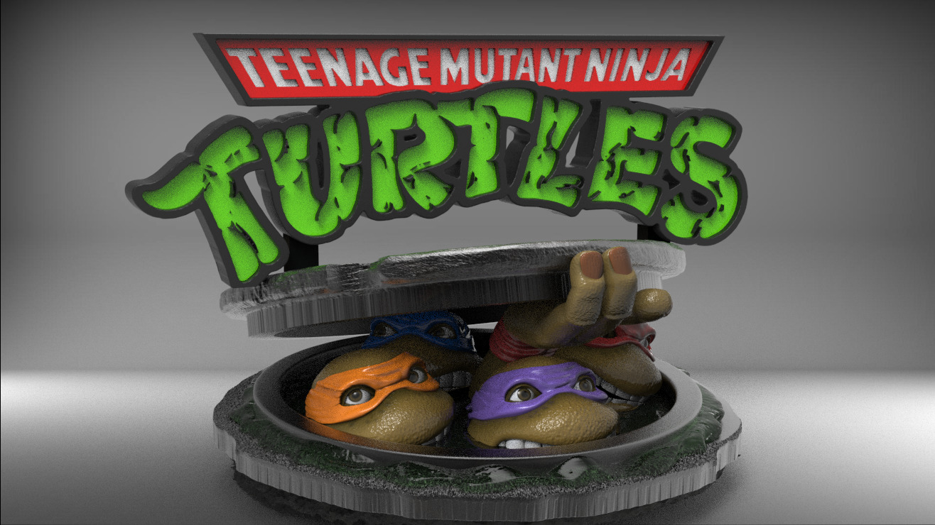 TMNT Turtles 3D print model_17